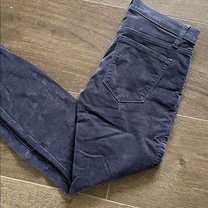 Blue corduroy pants